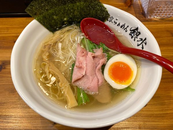 「淡麗塩 850円」@古民家らぁめん銀水の写真