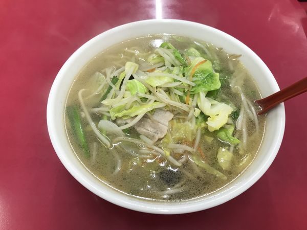 「タンメン 825円」@手打らーめん 珍來かのやの写真