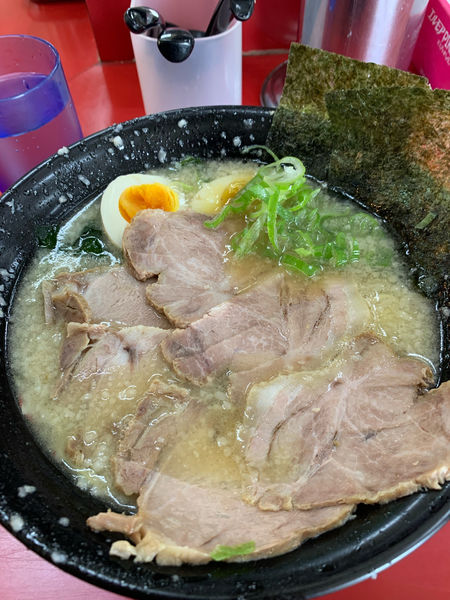 「チャーシューメン(味付玉子)」@ラーメン力○の写真