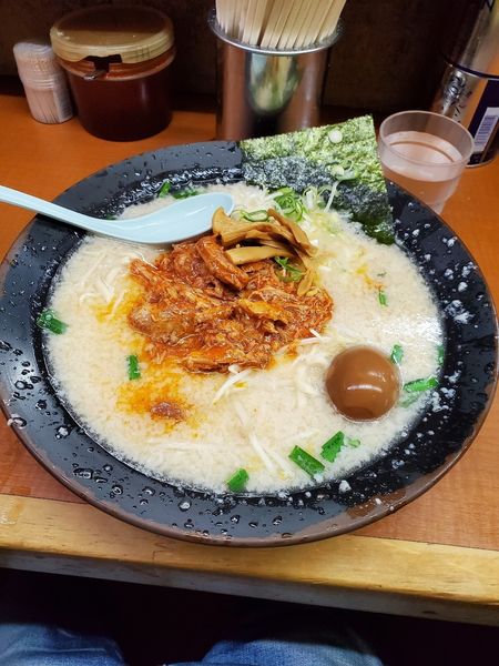 「ホルモンメン」@屋台ラーメンとんこつ貴生 稔台店の写真