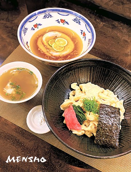 「〝限定〟手打ちビャンビャンメンつけ麺」@MENSHOの写真