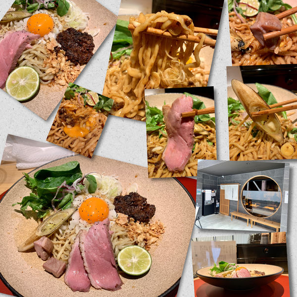 「紀州鴨まぜそば900円」@鴨中華そば 楓の写真