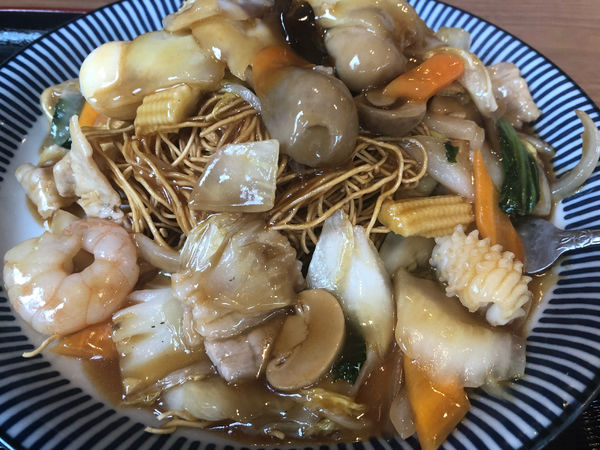 「揚げそば」@台湾料理 福龍 相田店の写真