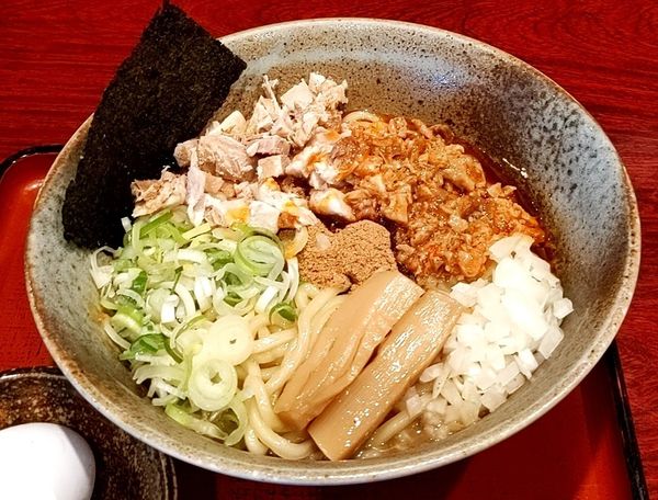 「まぜそば（小）」@食処 渓の写真