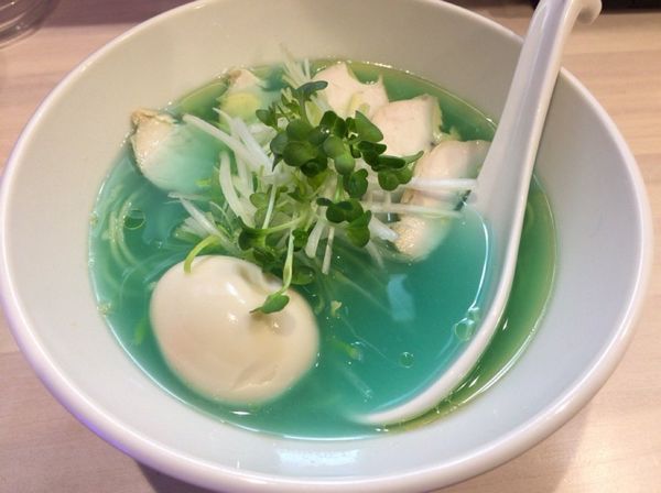 「鶏清湯 青」@濃厚鶏出汁拉麺 吉法師 KIPPOSHIの写真