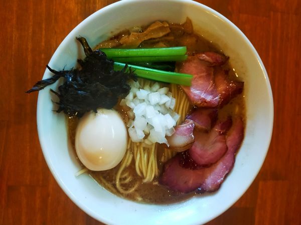 「特性豚魚そば　1100円」@拉麺mellowの写真