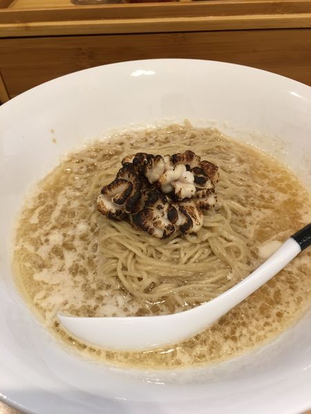 「白子そば」@麺屋Mの写真