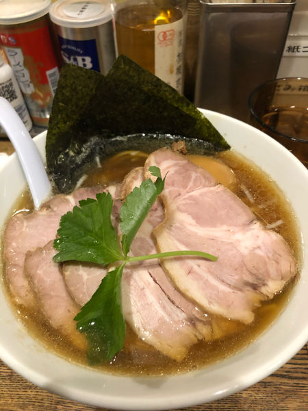 「特製平子煮干しそば」@新橋 纏の写真