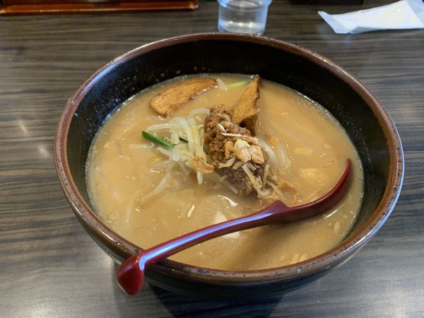 「北海道味噌（740円）」@麺場 田所商店 松戸六高台店の写真