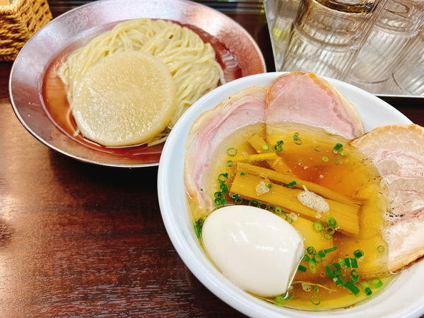 「ゆずニボ塩つけ麺」@麺や 睡蓮の写真