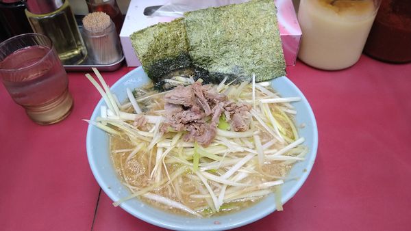 「ネギ味噌ラーメン¥680+ネギ増し¥130-」@ラーメンショップ 牛久結束店の写真