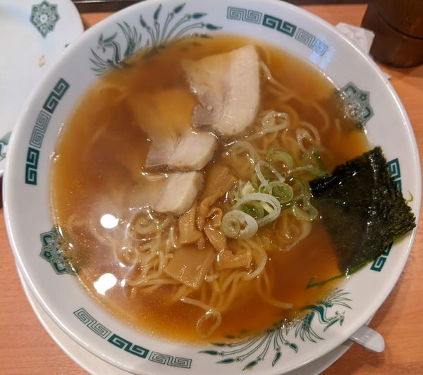 「中華そば＋餃子セット 600円」@日高屋 土浦西口店の写真