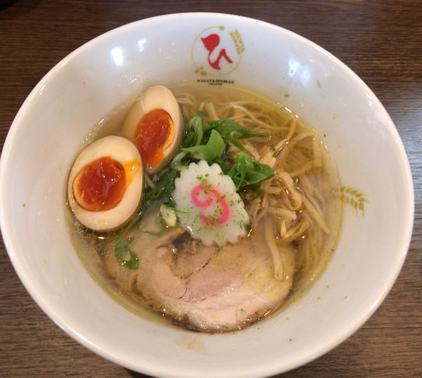 「白醤油味玉（980円）」@麺や ひなた 塚口店の写真