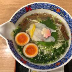 ふぐだし潮らーめん美味玉付き