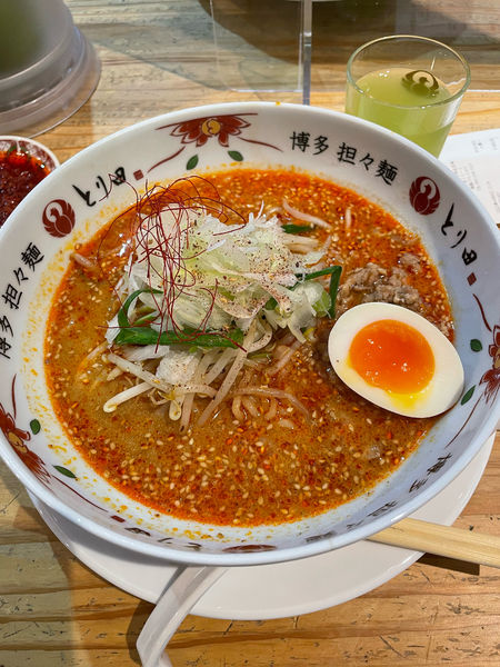 「坦々麺」@博多担々麺 とり田 KITTE博多店の写真