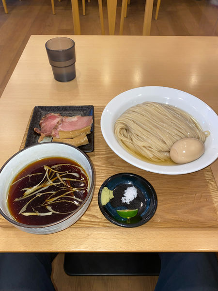 「京小麦の昆布水つけ麺大盛味玉¥1,400円(期間限定)」@麺道 ひとひらの写真