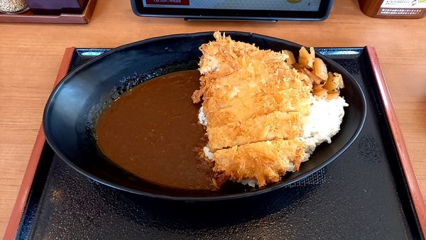 「かつカレー」@かつ庵 出雲姫原店の写真