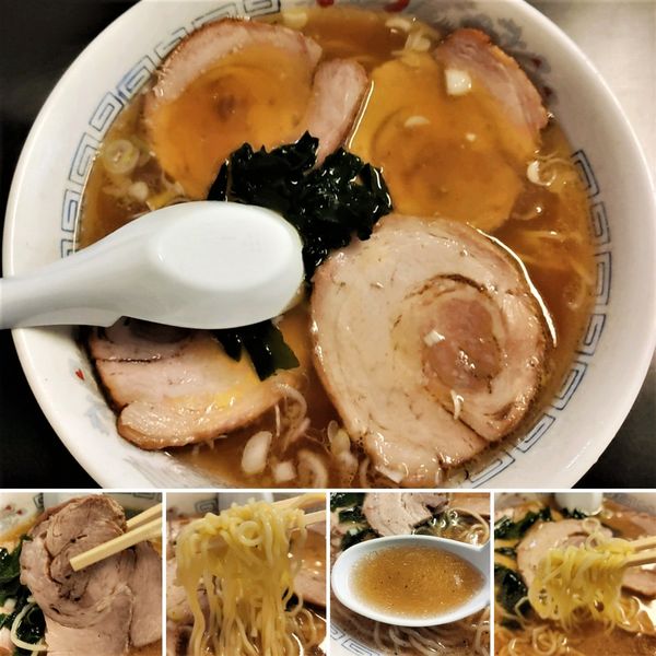 「チャーシューメン　750円」@大釜 本店の写真