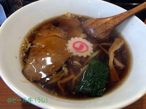 「しょうゆラーメン(750円)」@生姜醤油ラーメンふたごの写真