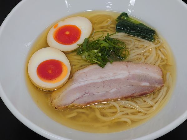 「芳醇鶏そば（塩）味玉入り」@麺や福はら 全国味の逸品会の写真