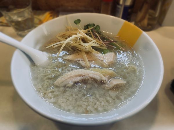 「塩生姜（こってり￥900）」@塩生姜らー麺専門店 MANNISH 浅草店の写真