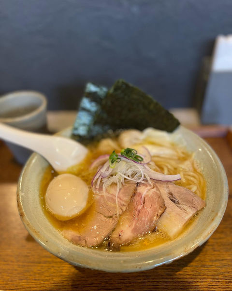 「特製清濁（せいだく）らあめん  1050円」@Homemade Ramen 青麦の写真