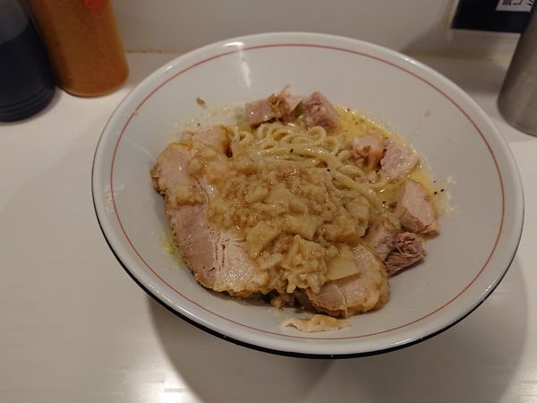 「F系カルボナーラ 150g ブタ」@ハイパーファットンの写真