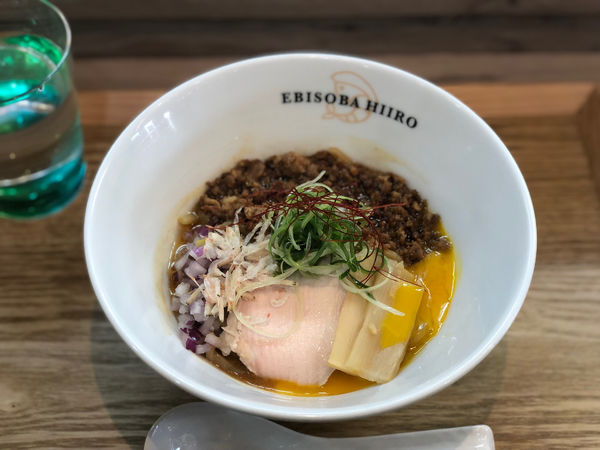 「汁なしえびそば味噌」@えびそば 緋彩の写真