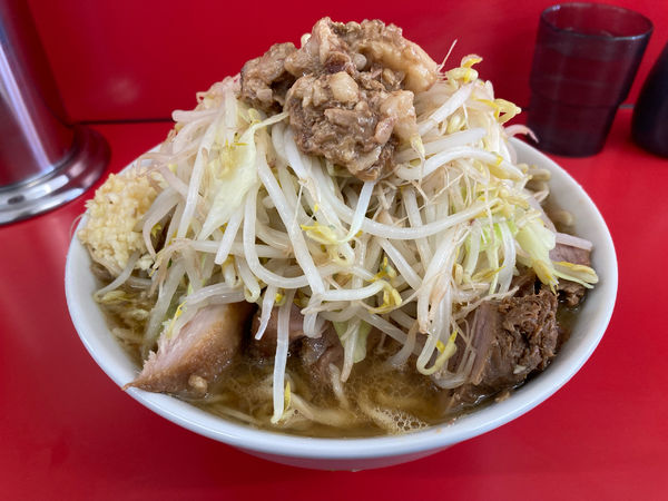 「小ラーメン+豚増し」@ラーメン二郎 ひたちなか店の写真