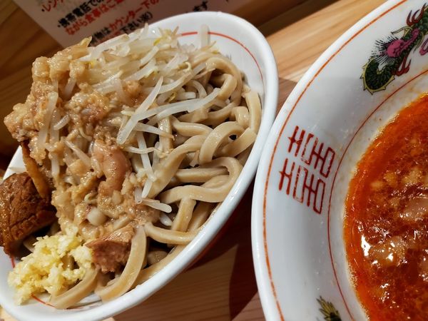 「つけ麺大（脂・にんにく）」@眞久中の写真