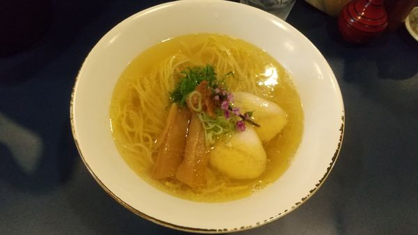 「梅の塩支那そば（限定）850円」@世田谷磯野の写真