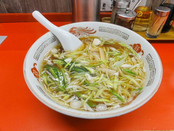 「葉にんにくラーメン650円」@餃子の店 蘭州の写真