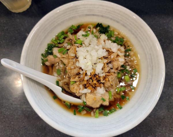 「限定豚しゃぶ中華風らーめん」@石山商店の写真