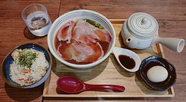 「和牛煮玉子しゃぶしゃぶラーメン」@麺処極み 大名店の写真