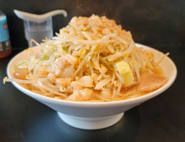 「小ラーメン　ヤサイアブラカラメ」@豚風。の写真