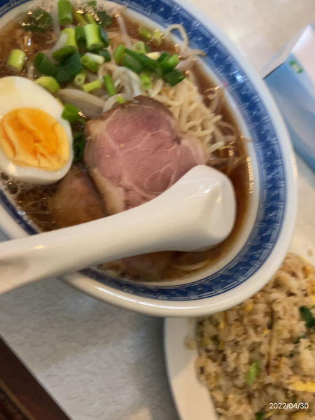「ラーメン、チャーハンセット」@福家の写真