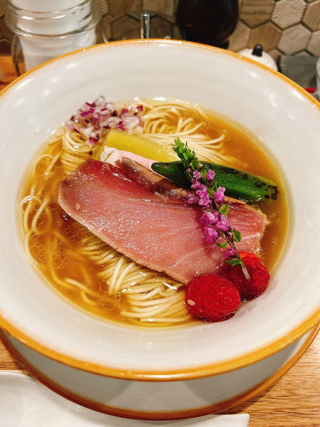 「本マグロの塩らーめん」@海老丸らーめんの写真