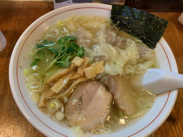 「ワンタンメン（塩）」@佐野ラーメン たかのの写真