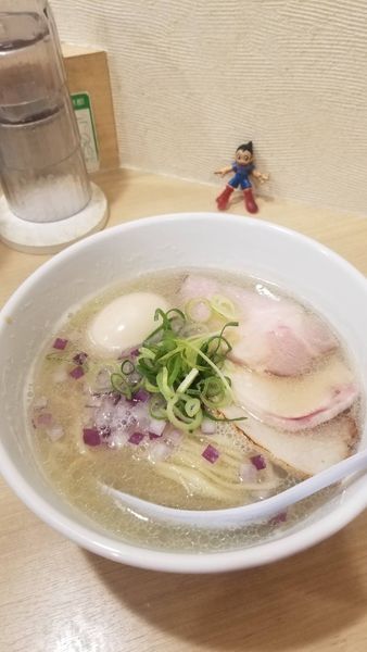「味玉　1050円」@貝麺みかわの写真