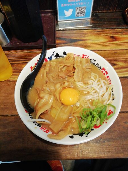 「肉玉中華そば」@うだつ食堂の写真