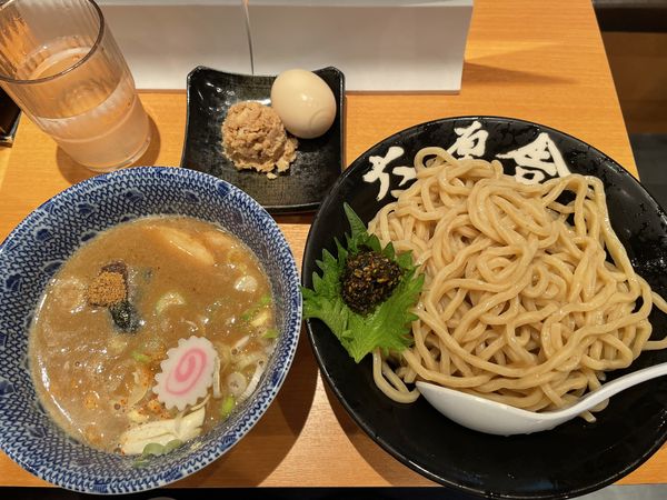 「生七味つけ麺、特製セット」@六厘舎の写真
