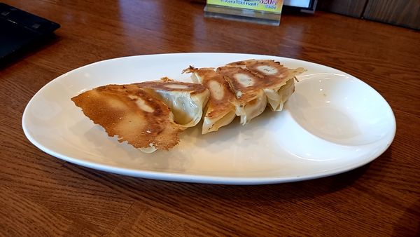 「スタミナ餃子」@濃厚ラーメン 濃超乱 東出雲店の写真