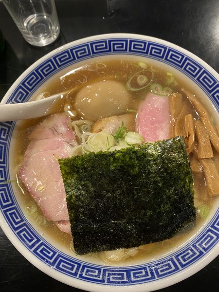 「特製手揉み煮干しそば」@AKEBIの写真