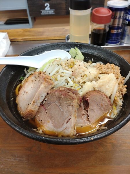 「豚そば小　豚増し」@宮二郎の写真