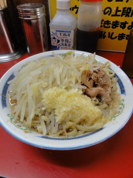 「小500円ニンニク多め」@ラーメン二郎 目黒店の写真