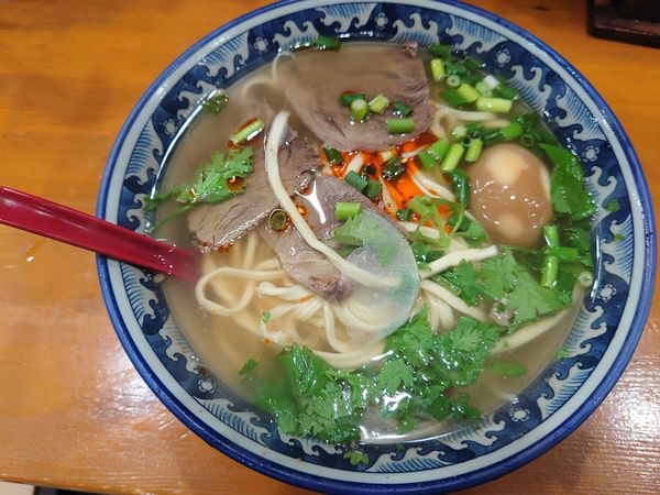「蘭州拉麺限定セット」@火焔山蘭州拉麺 池袋店の写真