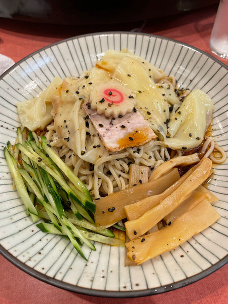 「冷やし中華 ワンタン」@らーめん 高尾の写真