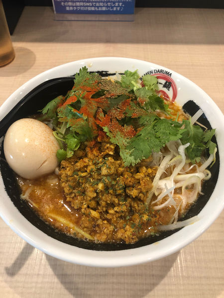 「スパイスらー麺850円」@らー麺 だるまの写真