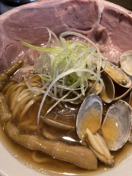 「あさりラーメン¥890＋貝飯¥120（税別）」@くそオヤジ最後のひとふり 本店の写真