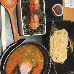めんたい煮込つけ麺